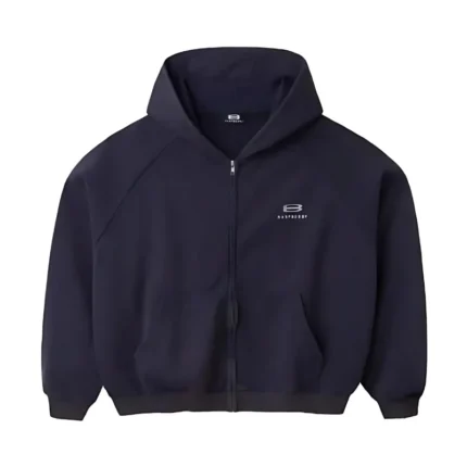 Raspberry Hills Tank Navy Zip Up Hoodie